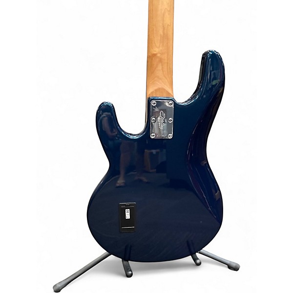 Used Sterling by Music Man Ray34 Blue Electric Bass Guitar