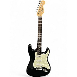 Used Squier Affinity Stratocaster Black Solid Body Electric Guitar