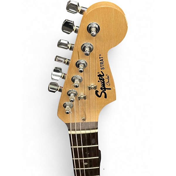 Used Squier Affinity Stratocaster Black Solid Body Electric Guitar
