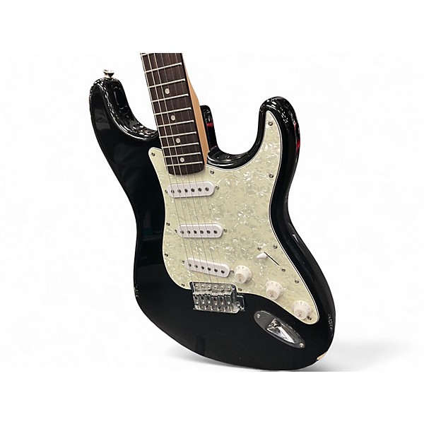 Used Squier Affinity Stratocaster Black Solid Body Electric Guitar