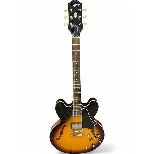 Used Epiphone es335 IG Tobacco Sunburst Solid Body Electric Guitar