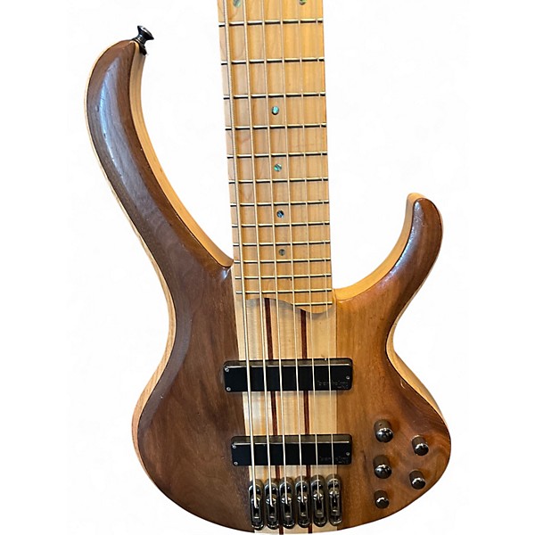 Used Ibanez BTB676 6 String Mahogany Electric Bass Guitar