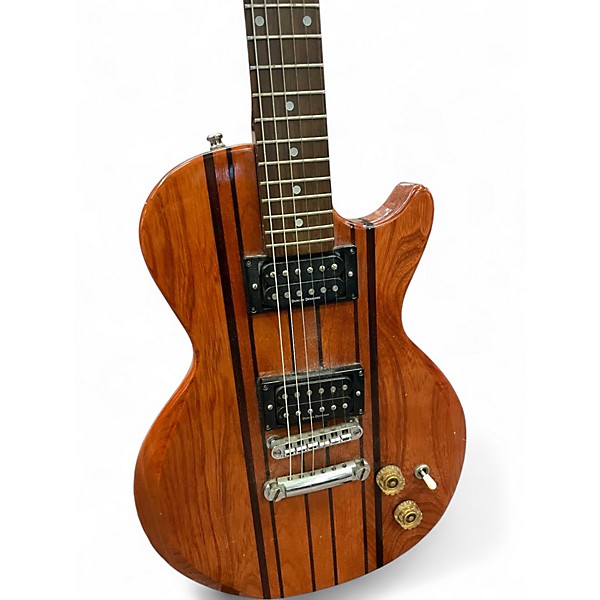 Vintage 1980s Hondo Hondo II Pro series Natural Solid Body Electric Guitar