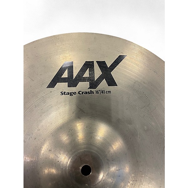 Used SABIAN 16in AAX Stage Crash Cymbal
