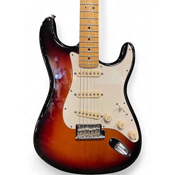 Used Fender American Standard Stratocaster 3 Color Sunburst Solid Body Electric Guitar