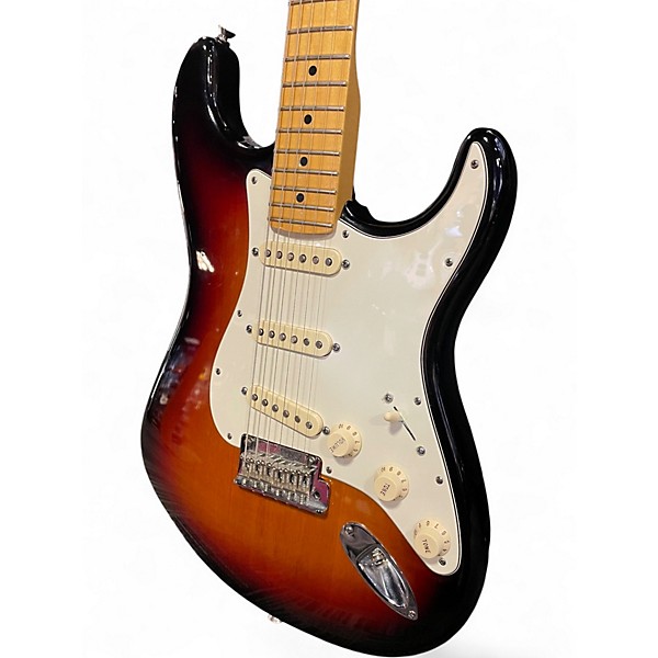 Used Fender American Standard Stratocaster 3 Color Sunburst Solid Body Electric Guitar