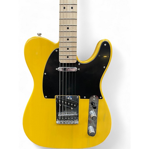Used Squier Sonic Telecaster Butterscotch Blonde Solid Body Electric Guitar