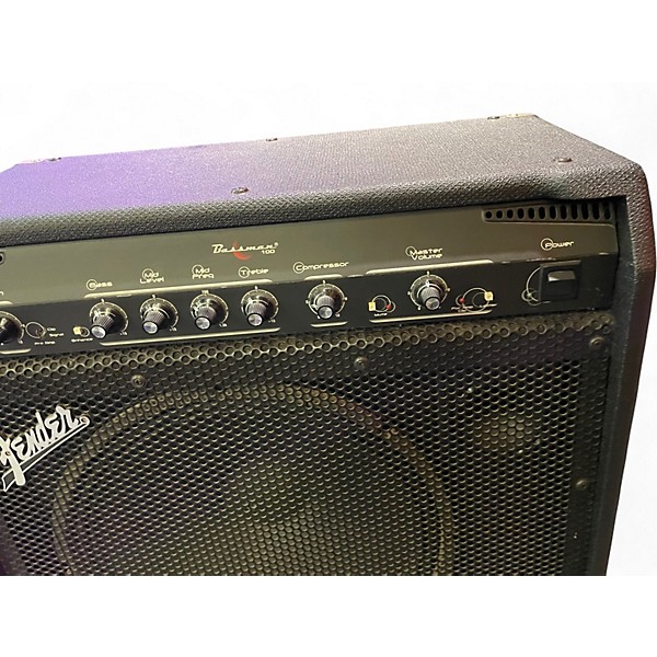Used Fender BASSMAN100 Tube Bass Combo Amp