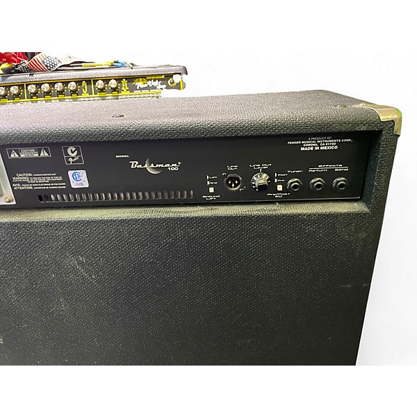 Used Fender BASSMAN100 Tube Bass Combo Amp
