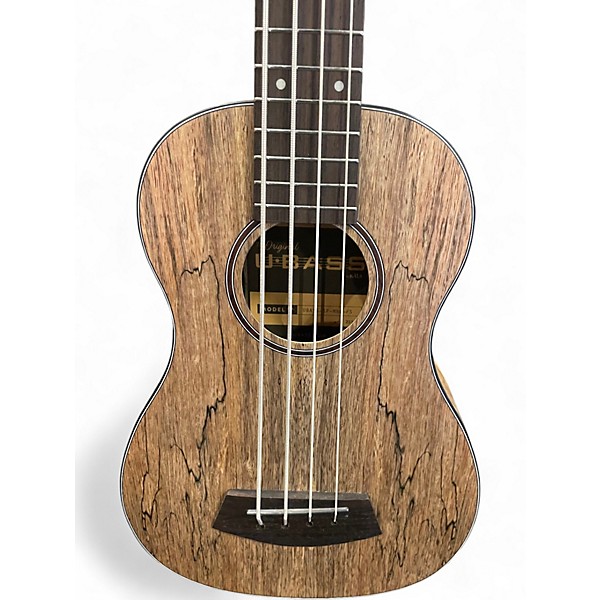 Used Kala U-Bass Spalted Mango Natural Ukulele