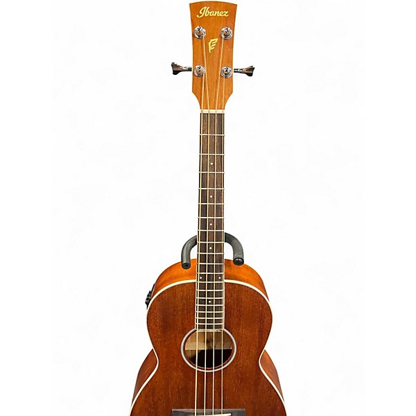 Used Ibanez PNB14E-OPN Walnut Acoustic Bass Guitar