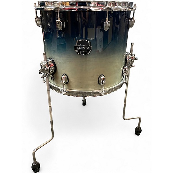 Used Mapex 5 Piece Saturn Studioease Blue Burst Drum Kit