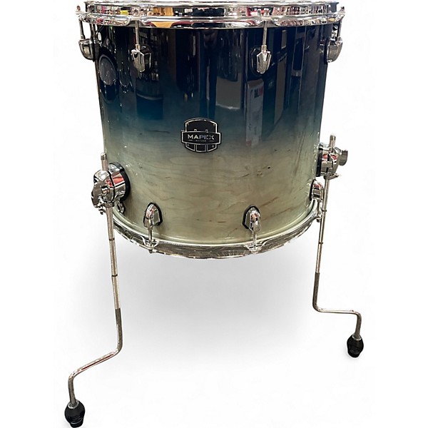 Used Mapex 5 Piece Saturn Studioease Blue Burst Drum Kit