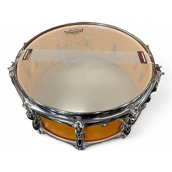Used Yamaha 5.5X14 TOUR CUSTOM MAPLE Caramel Burst Drum