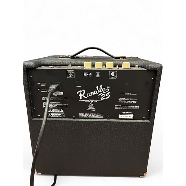 Used Fender Rumble 25 25W 1x10 Bass Combo Amp
