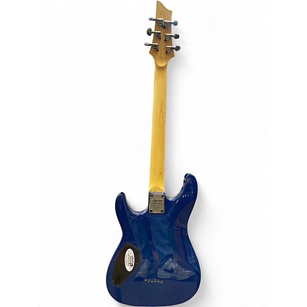 Used Schecter Guitar Research Omen Extreme 6 Ocean Blue Solid Body Electric Guitar