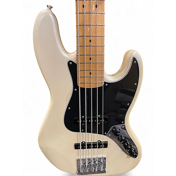 Used Fender PLAYER II MODIFIED JAZZ BASS V Pearl White Electric Bass Guitar