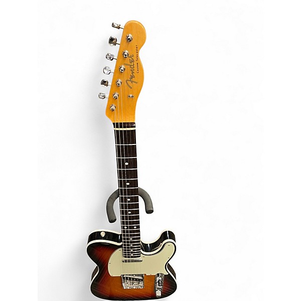 Used Fender American Vintage '62 Telecaster Custom 3 Color Sunburst Solid Body Electric Guitar