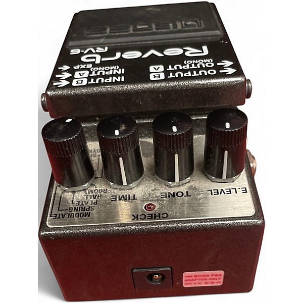 Used BOSS RV6 Digital Reverb Effect Pedal