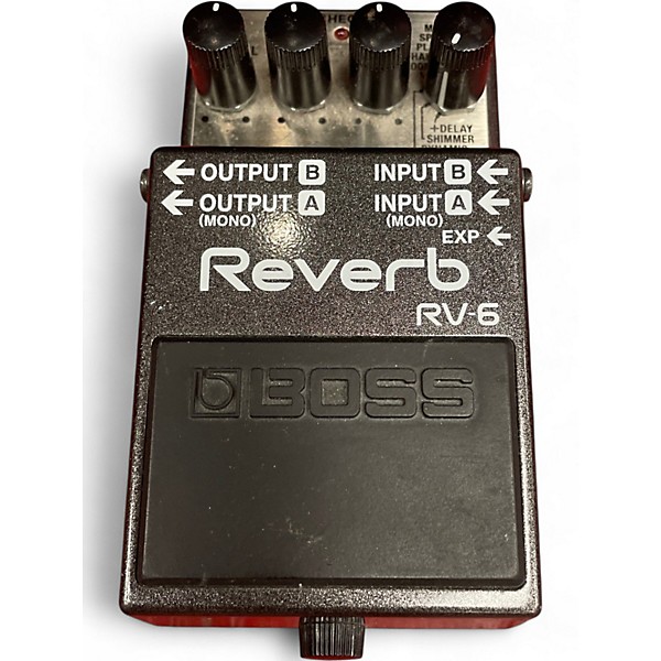 Used BOSS RV6 Digital Reverb Effect Pedal