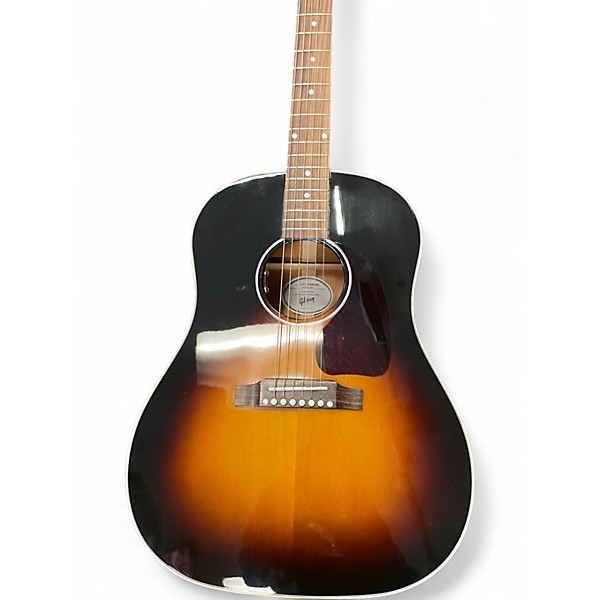 Used Gibson J45 Standard Vintage Sunburst Acoustic Electric Guitar