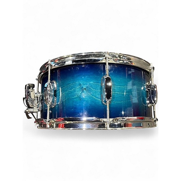 Used TAMA 14X6.5 Superstar Classic Snare Maple Shell Blue Burst Drum