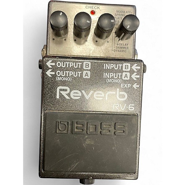 Used BOSS RV6 Digital Reverb Effect Pedal