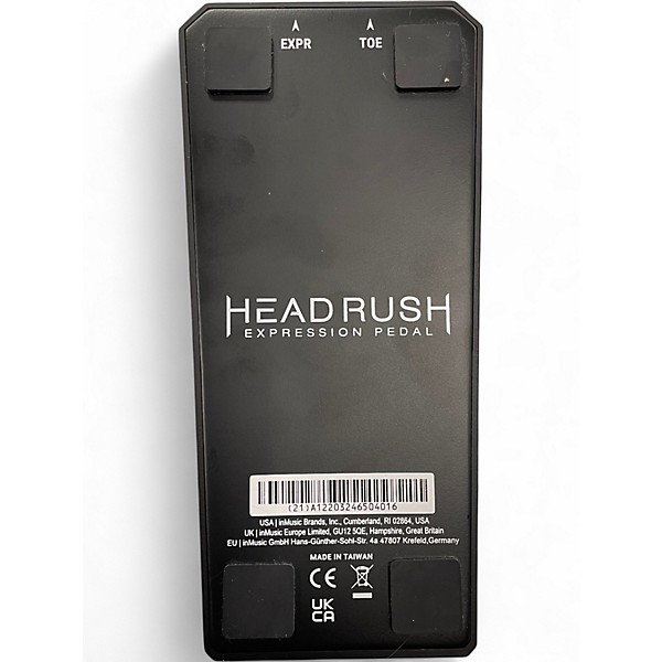 Used HeadRush expression pedal Pedal