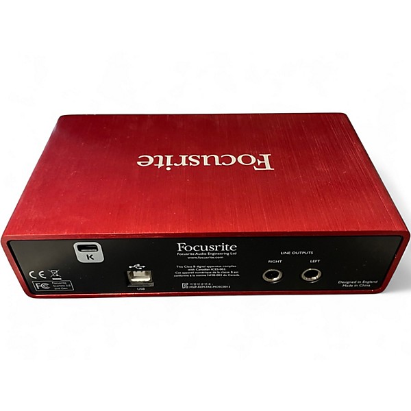 Used Focusrite Scarlett 2i2 Gen 2 Audio Interface