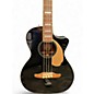 Used Fender Kingman Acoustic Electric Bass Black Acoustic Bass Guitar