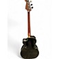Used Fender Kingman Acoustic Electric Bass Black Acoustic Bass Guitar