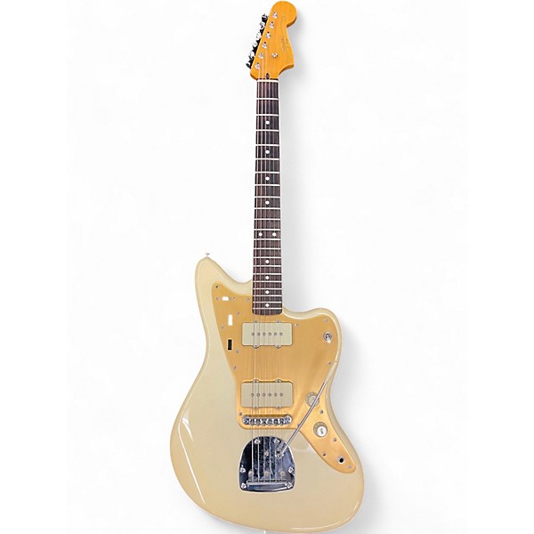 Used Squier J Mascis Jazzmaster Vintage White Solid Body Electric Guitar