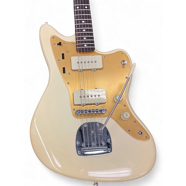 Used Squier J Mascis Jazzmaster Vintage White Solid Body Electric Guitar