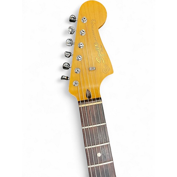Used Squier J Mascis Jazzmaster Vintage White Solid Body Electric Guitar