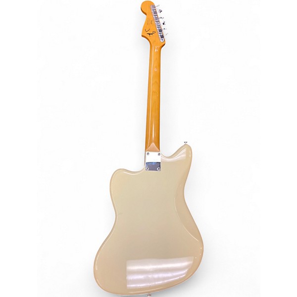 Used Squier J Mascis Jazzmaster Vintage White Solid Body Electric Guitar