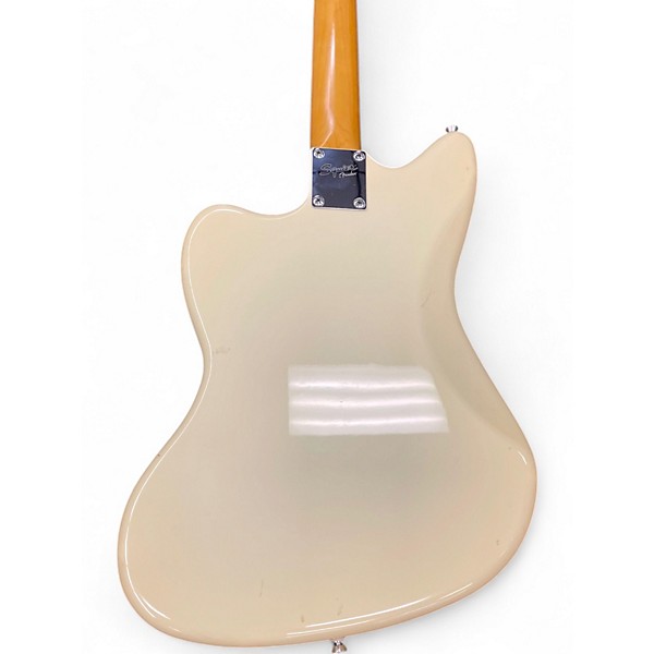 Used Squier J Mascis Jazzmaster Vintage White Solid Body Electric Guitar