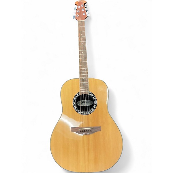 Used Ovation APPLAUSE AA21 Natural Acoustic Electric Guitar