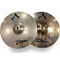 Used Zildjian 14in A Custom Hihat Pair Cymbal thumbnail