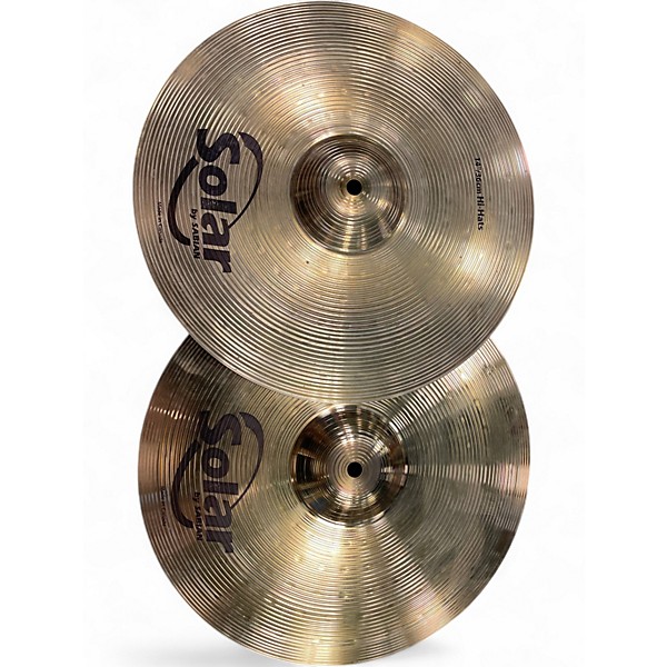 Used Solar by Sabian 14in Hihat Pair Cymbal
