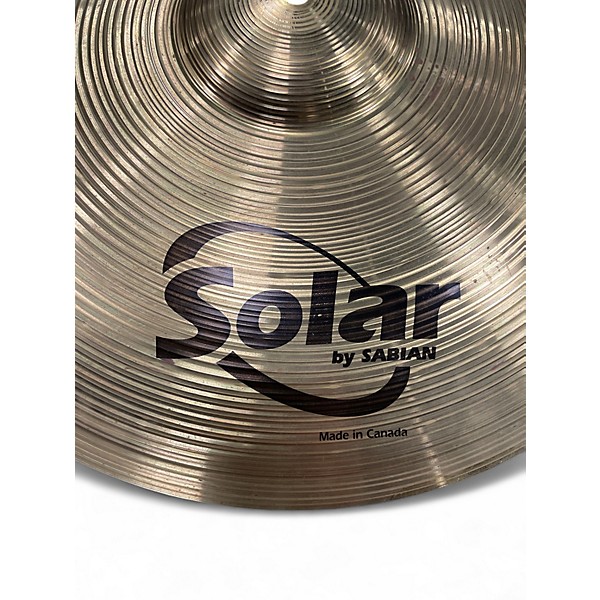 Used Solar by Sabian 18in Crash/Ride Cymbal
