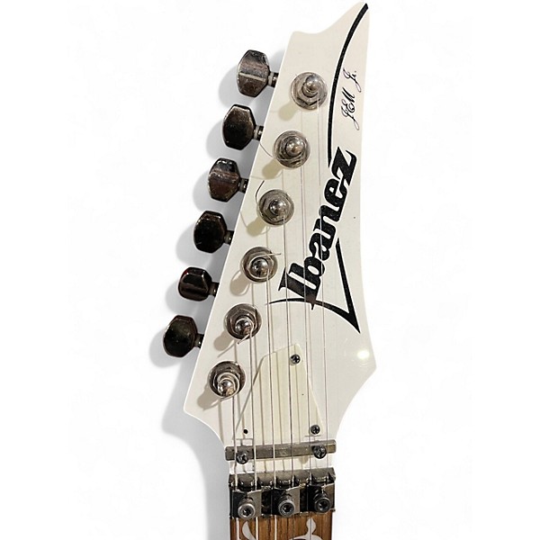 Used Ibanez JEMJR Steve Vai Signature Electric Guitar White Solid Body Electric Guitar