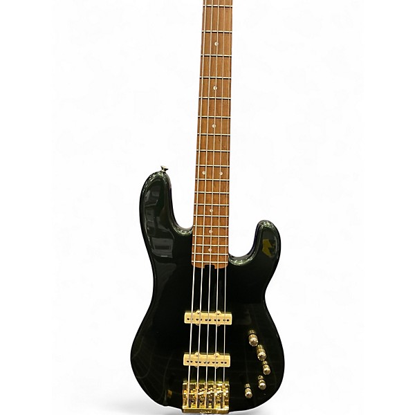 Used Charvel Pro Mod San Dimas Bass V Metallic Green Electric Bass Guitar
