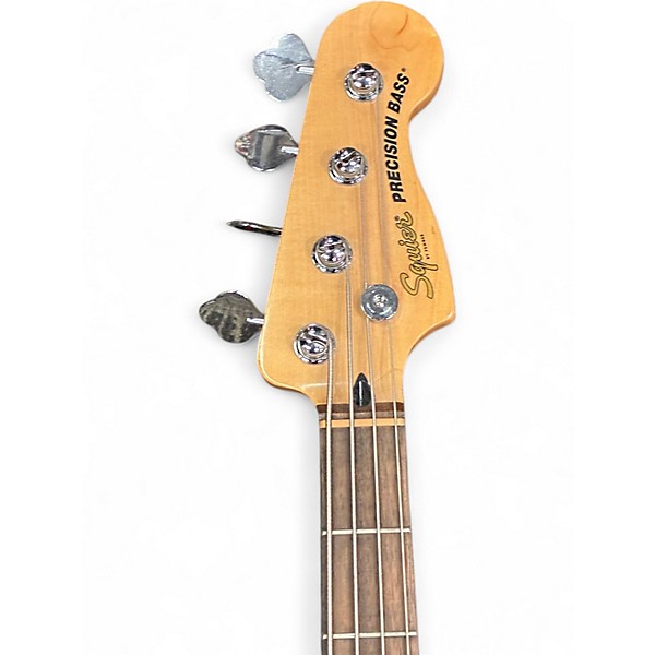 Used Squier Precision Bass 2 Color Sunburst Electric Bass Guitar