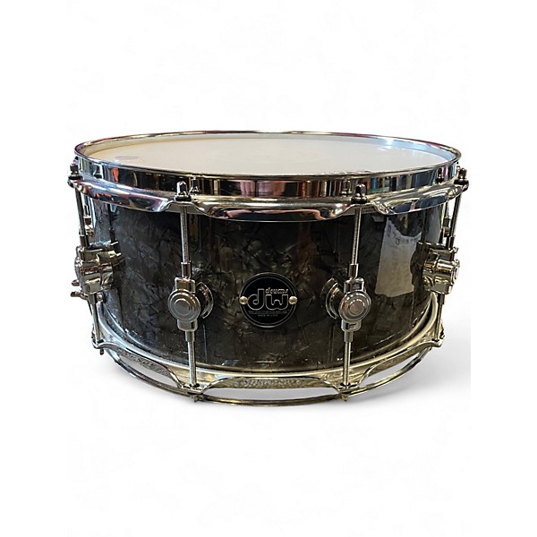 Used DW 5.5X14 Performance Series Snare Black Pearl Drum