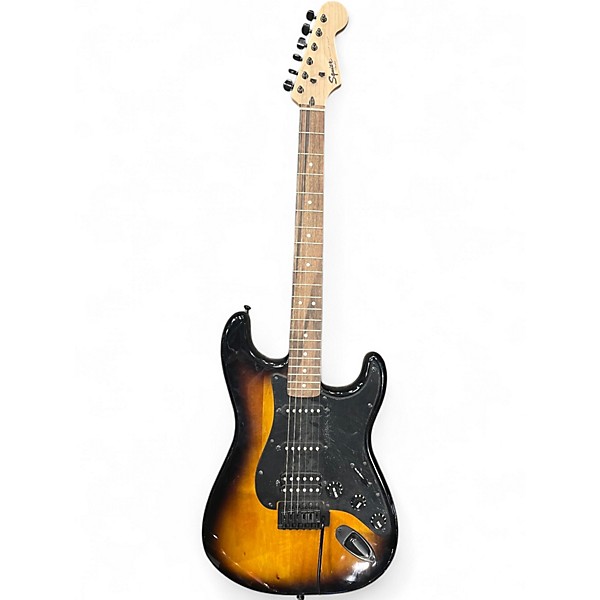 Used Squier Bullet Stratocaster HSS Sunburst Solid Body Electric Guitar