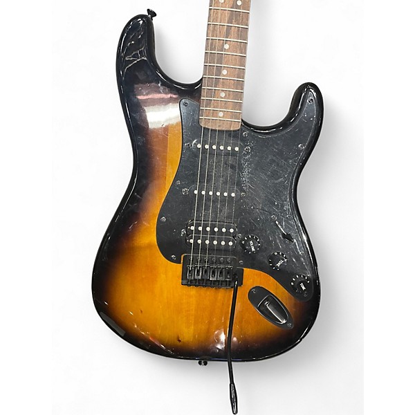 Used Squier Bullet Stratocaster HSS Sunburst Solid Body Electric Guitar