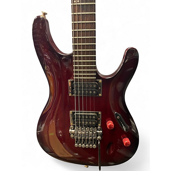 Used Ibanez S Series Blackberry Solid Body Electric Guitar