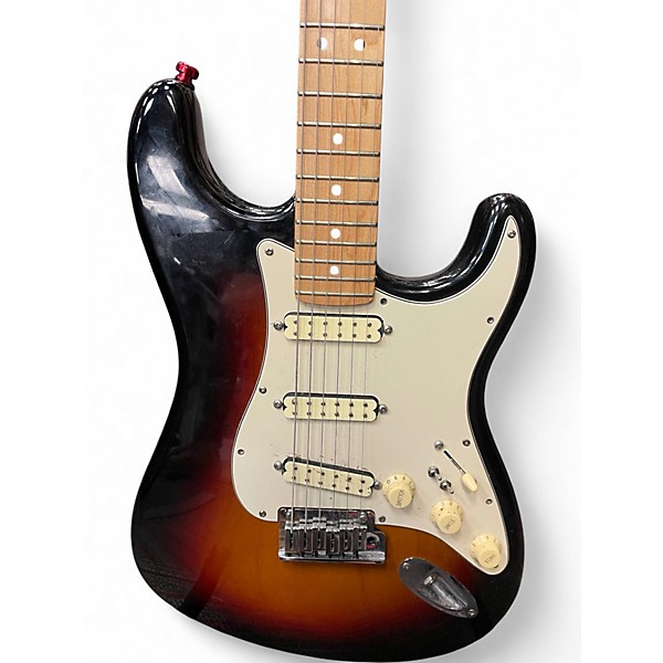 Vintage 1989 Fender Modded Stratocaster Tobacco Burst Solid Body Electric Guitar