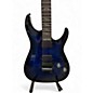 Used Schecter Guitar Research OMEN ELITE FR Blue Burst Solid Body Electric Guitar