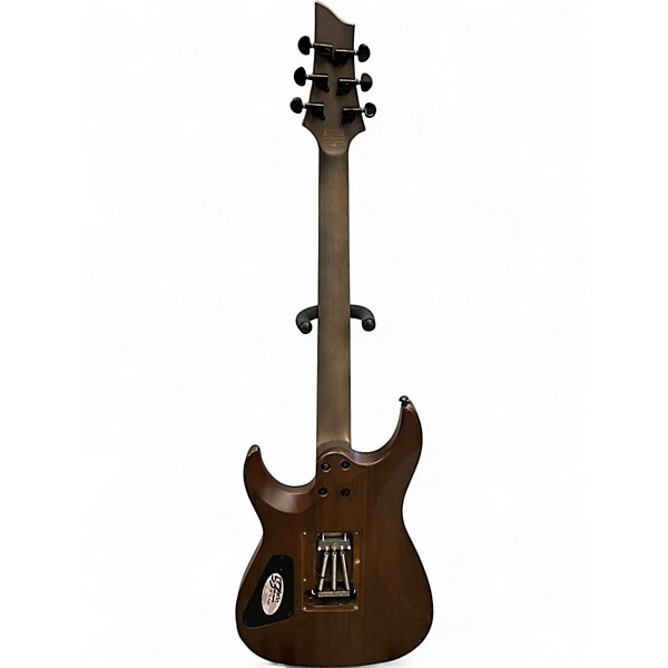 Used Schecter Guitar Research OMEN ELITE FR Blue Burst Solid Body Electric Guitar